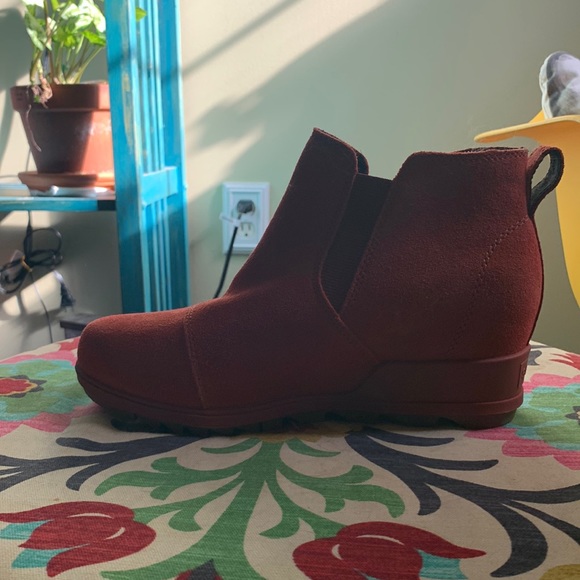 Warp Red Sorel Waterproof Ankle Booties 🧡❤️M-W - Picture 3 of 8